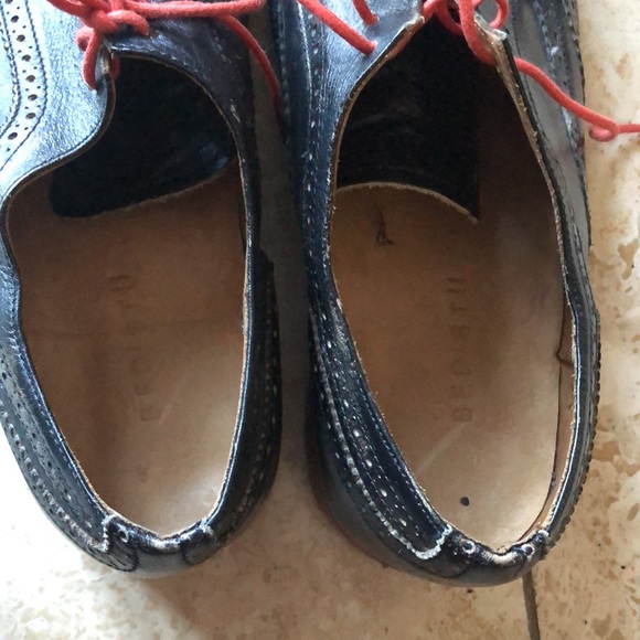 BED STU Handcrafted bench made Cobbler Series genuine leather shoes. - Picture 7 of 8